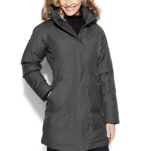 The North Face HyVent Goose Down Parka Jacket Green SZ M